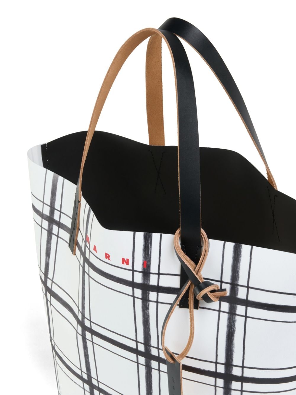 Marni MARNI- Tribeca Checked Tote Bag