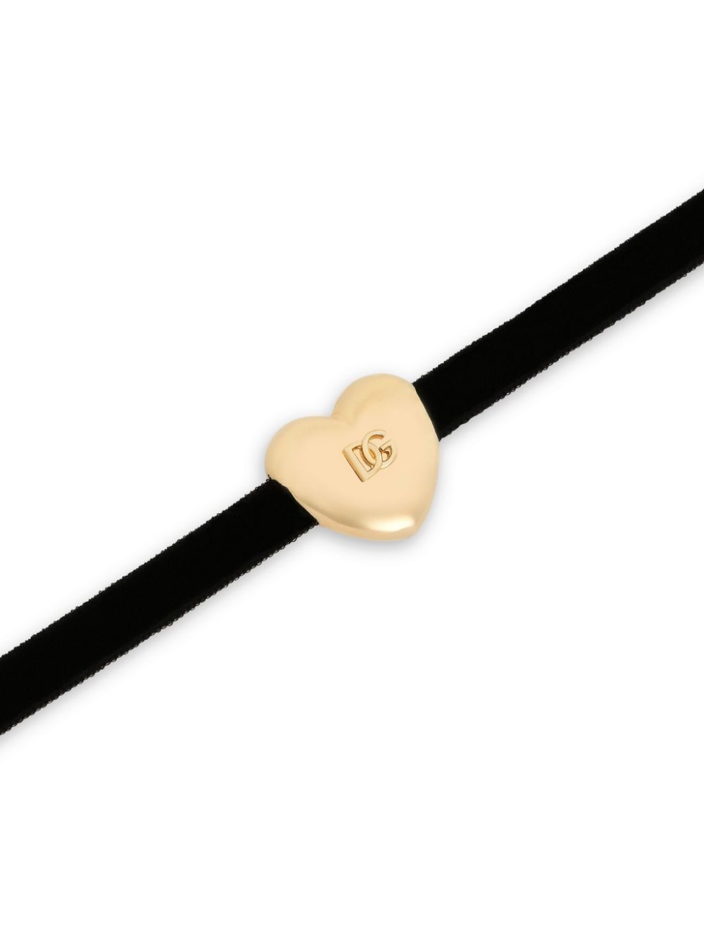 Dolce & Gabbana DOLCE & GABBANA- Heart Velvet Chocker