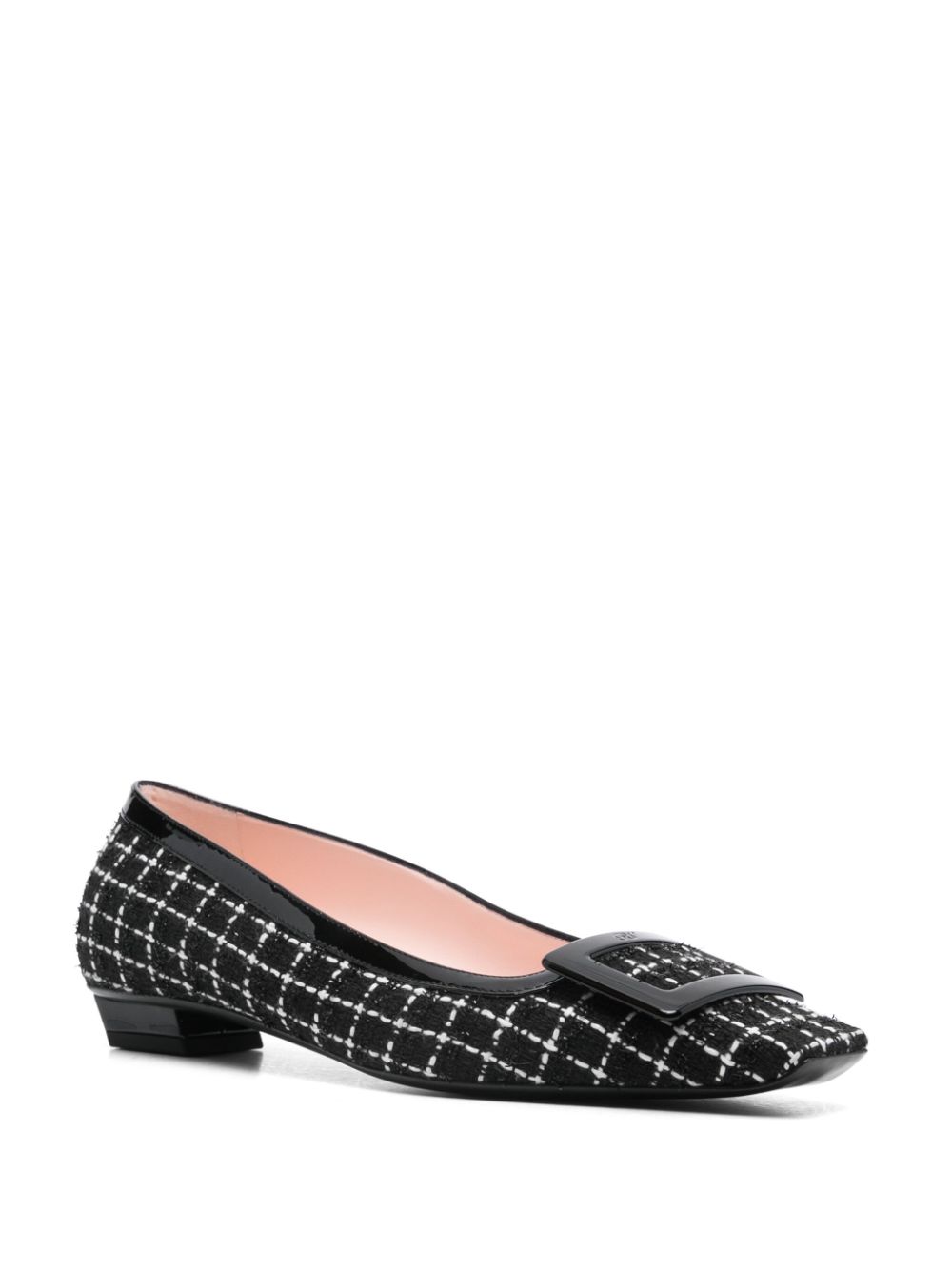 Roger Vivier ROGER VIVIER- Belle Vivier Leather Ballet Flats