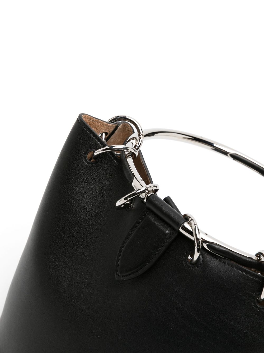 Alaïa ALAÏA- Ring Medium Leather Bucket Bag