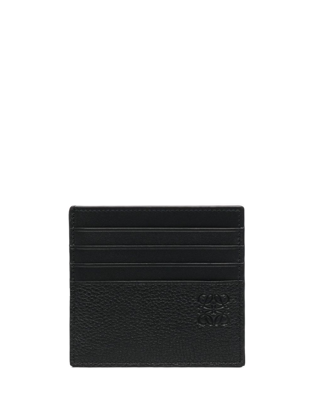 Loewe LOEWE- Open Plain Leather Credit Card Case