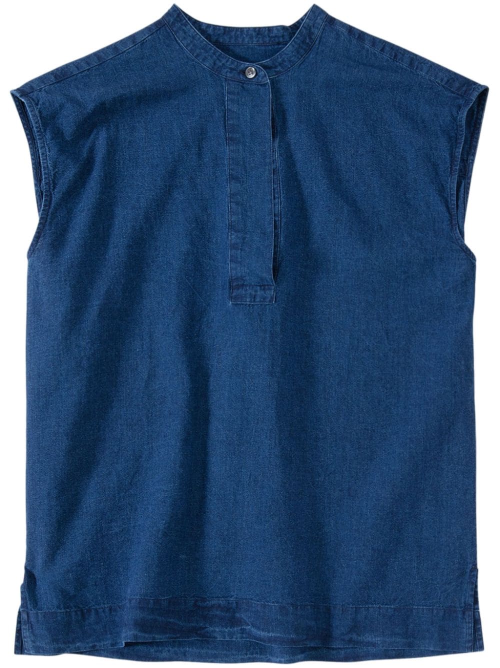 CLOSED CLOSED- Linen And Cotton Blend Sleeveless Blouse