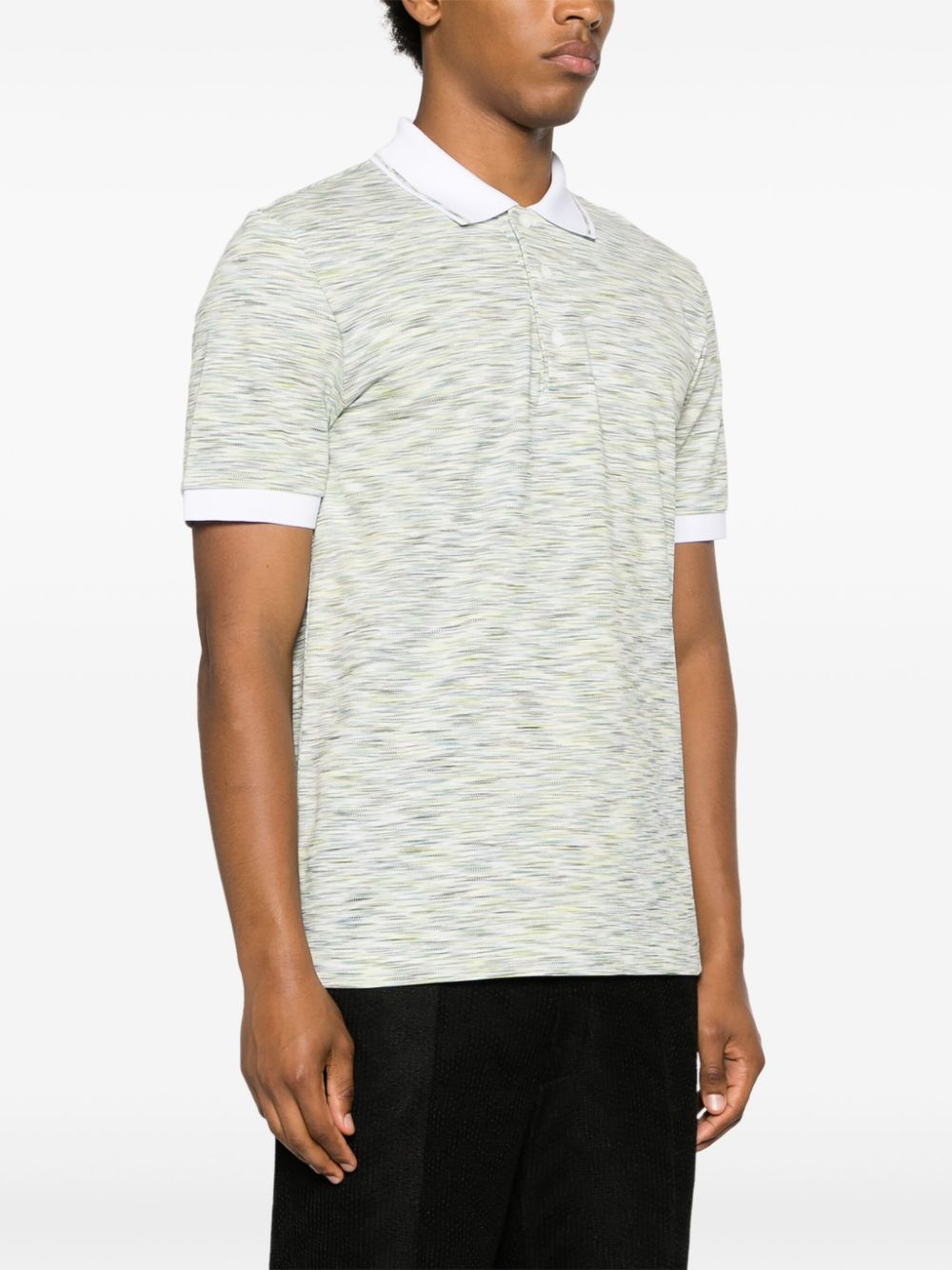 Missoni MISSONI- Tie-dye Print Cotton Polo Shirt