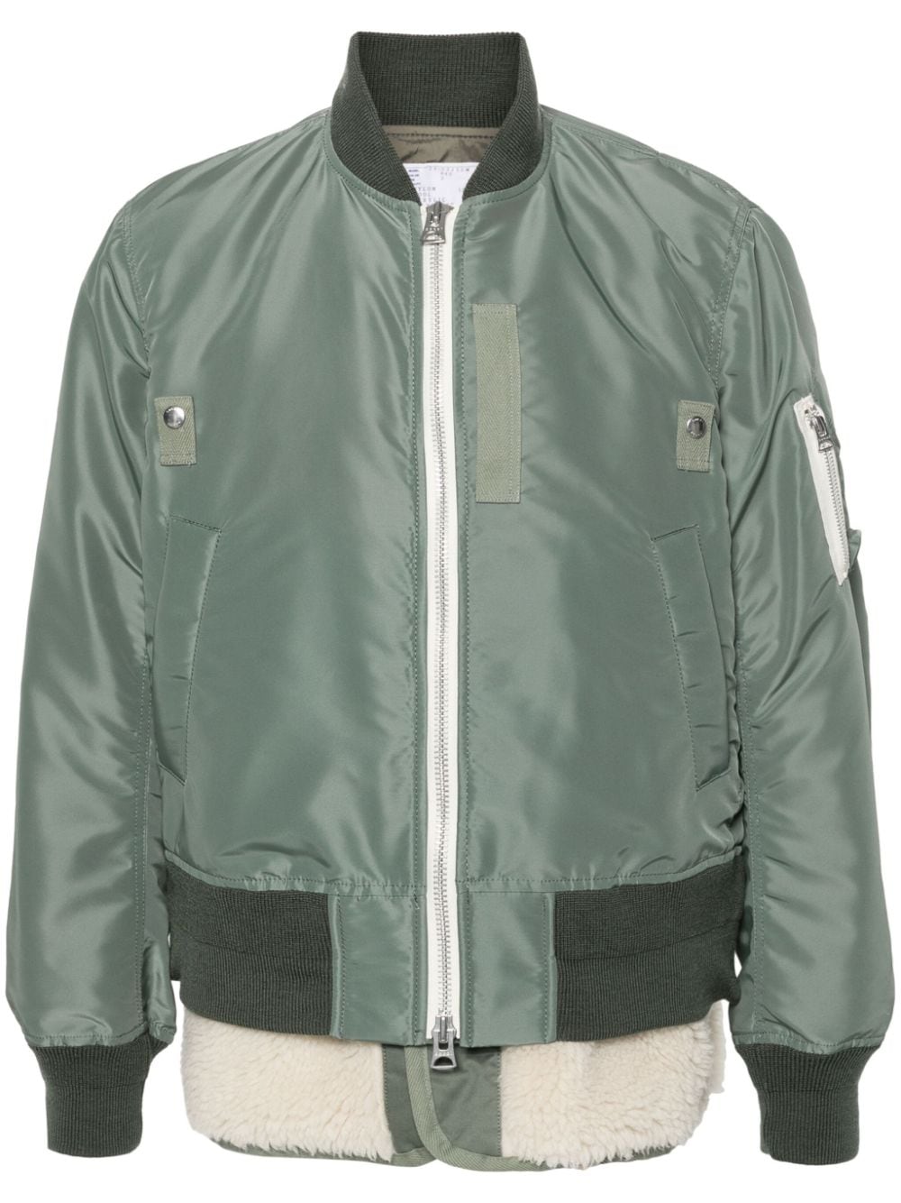 Sacai SACAI- Bomber Jacket With Stitching