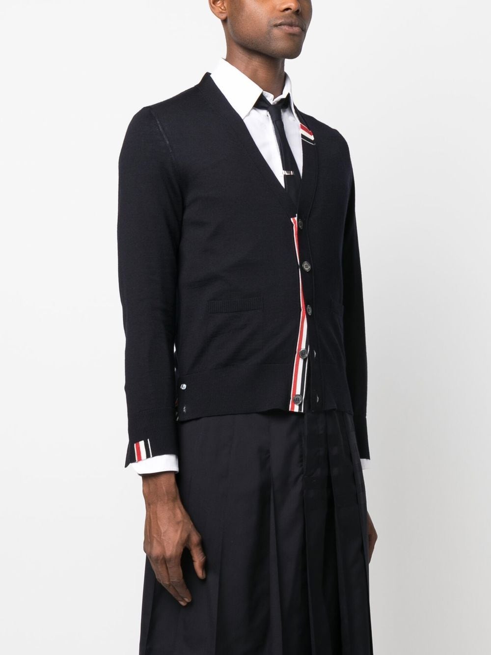 Thom Browne THOM BROWNE- Wool Cardigan