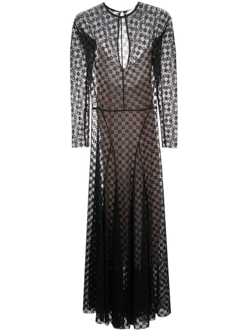 Forte Forte FORTE FORTE- Damier Lace Long Dress