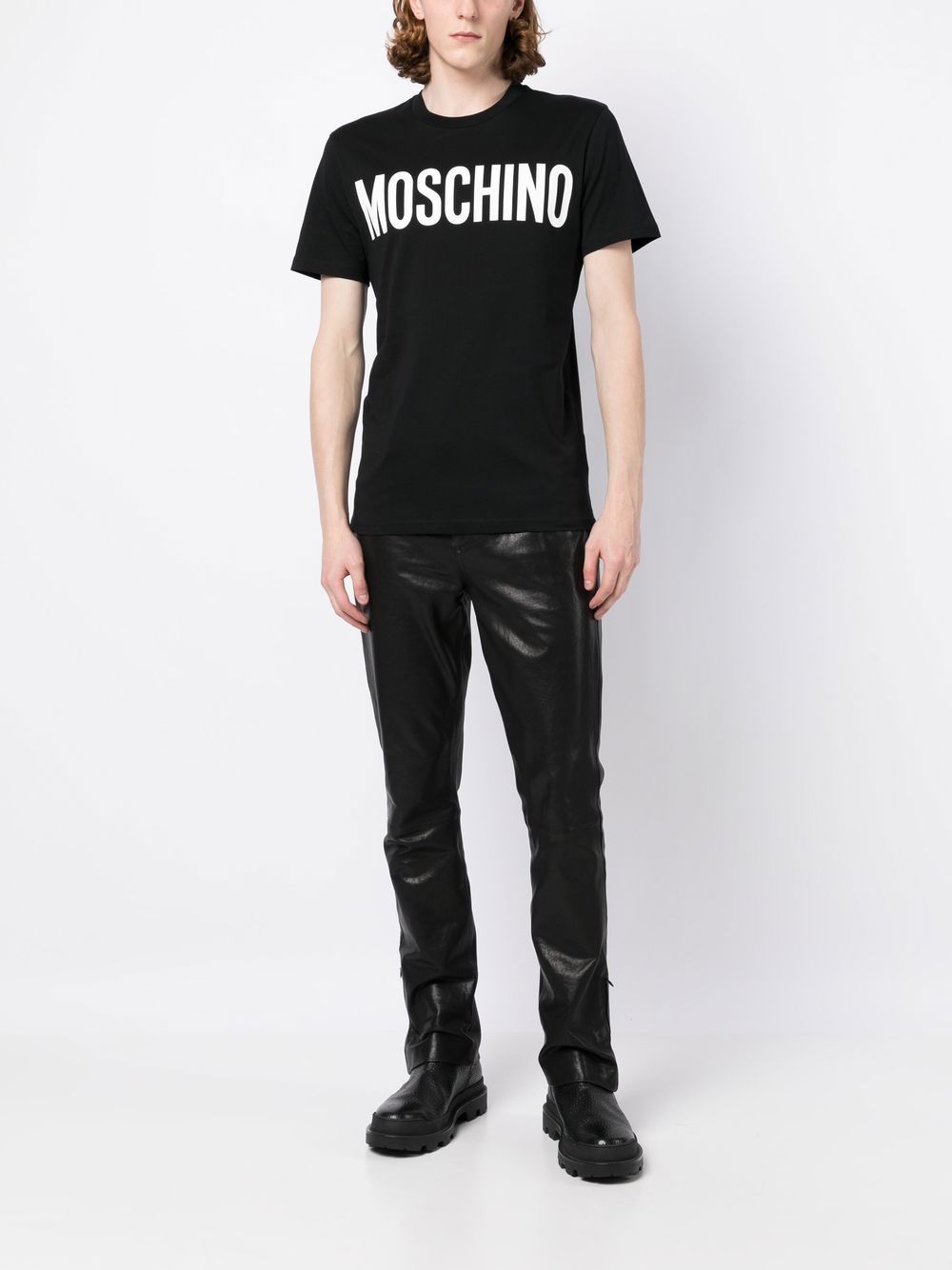 Moschino MOSCHINO- Cotton T-shirt With Logo