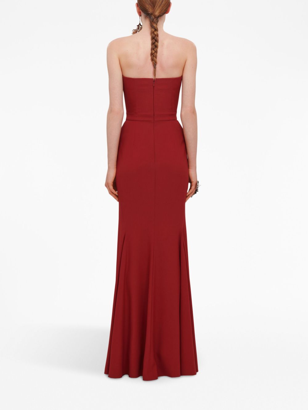 Alexander McQueen ALEXANDER MCQUEEN- Strapless Maxi Dress