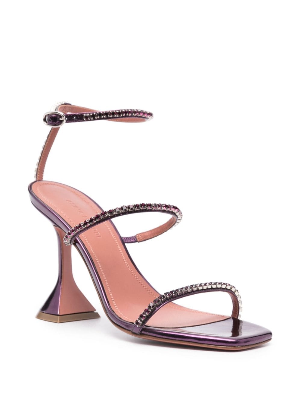 Amina Muaddi AMINA MUADDI- Gilda Mirror Sandals