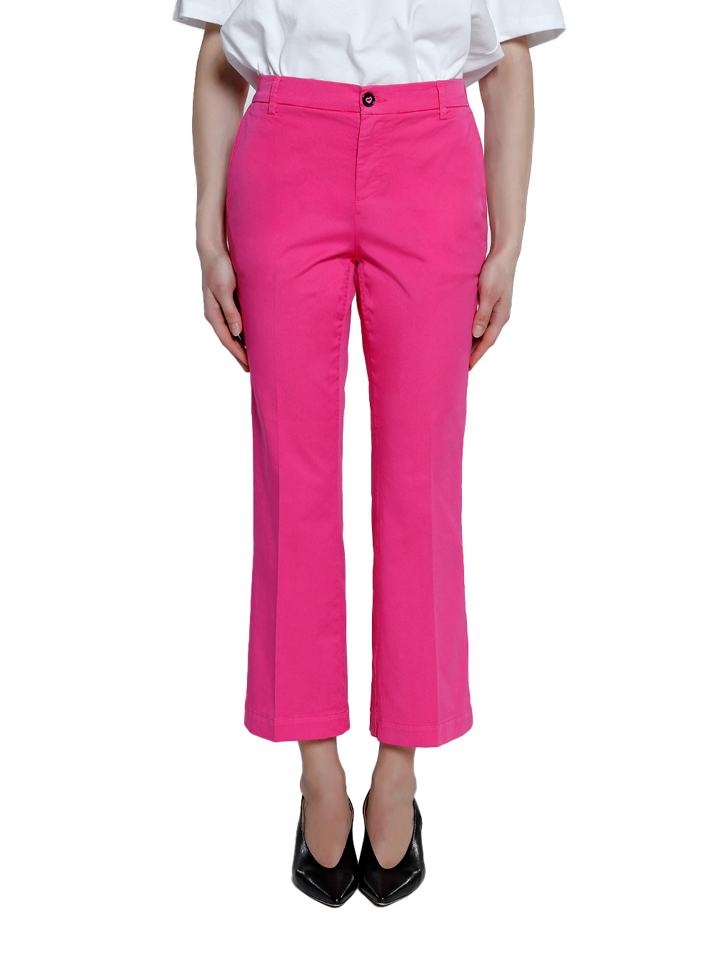 I Love My Pants I LOVE MY PANTS- Cotton Cropped Flare Trousers