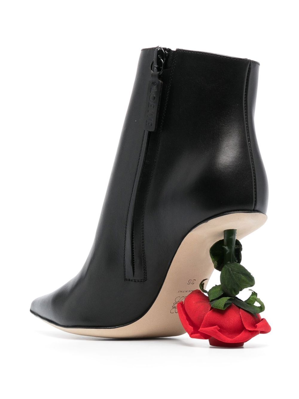 Loewe LOEWE- Leather Heel Ankle Boots