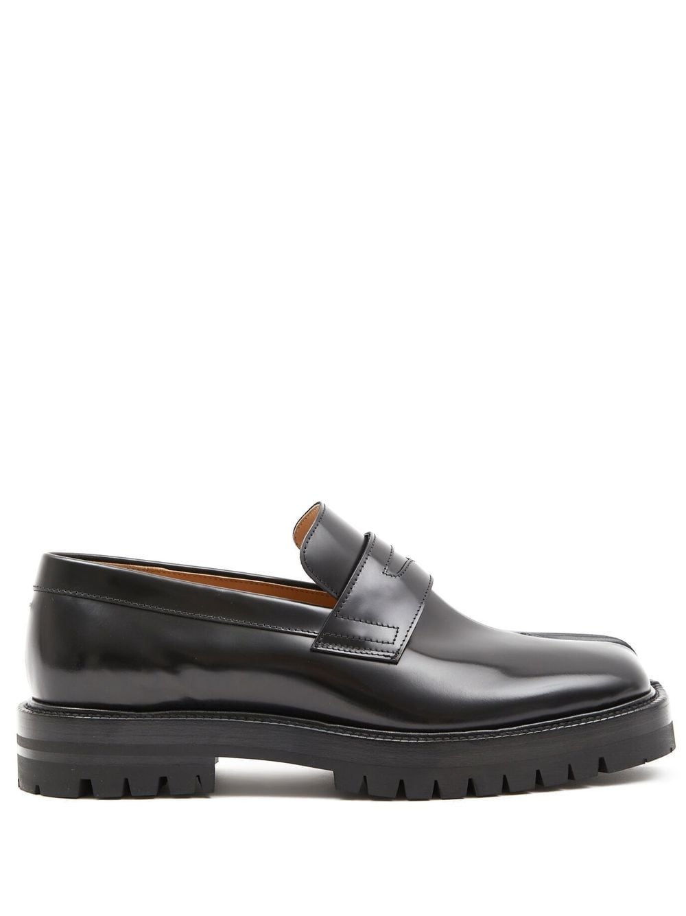 Maison Margiela MAISON MARGIELA- Tabi Leather Loafers