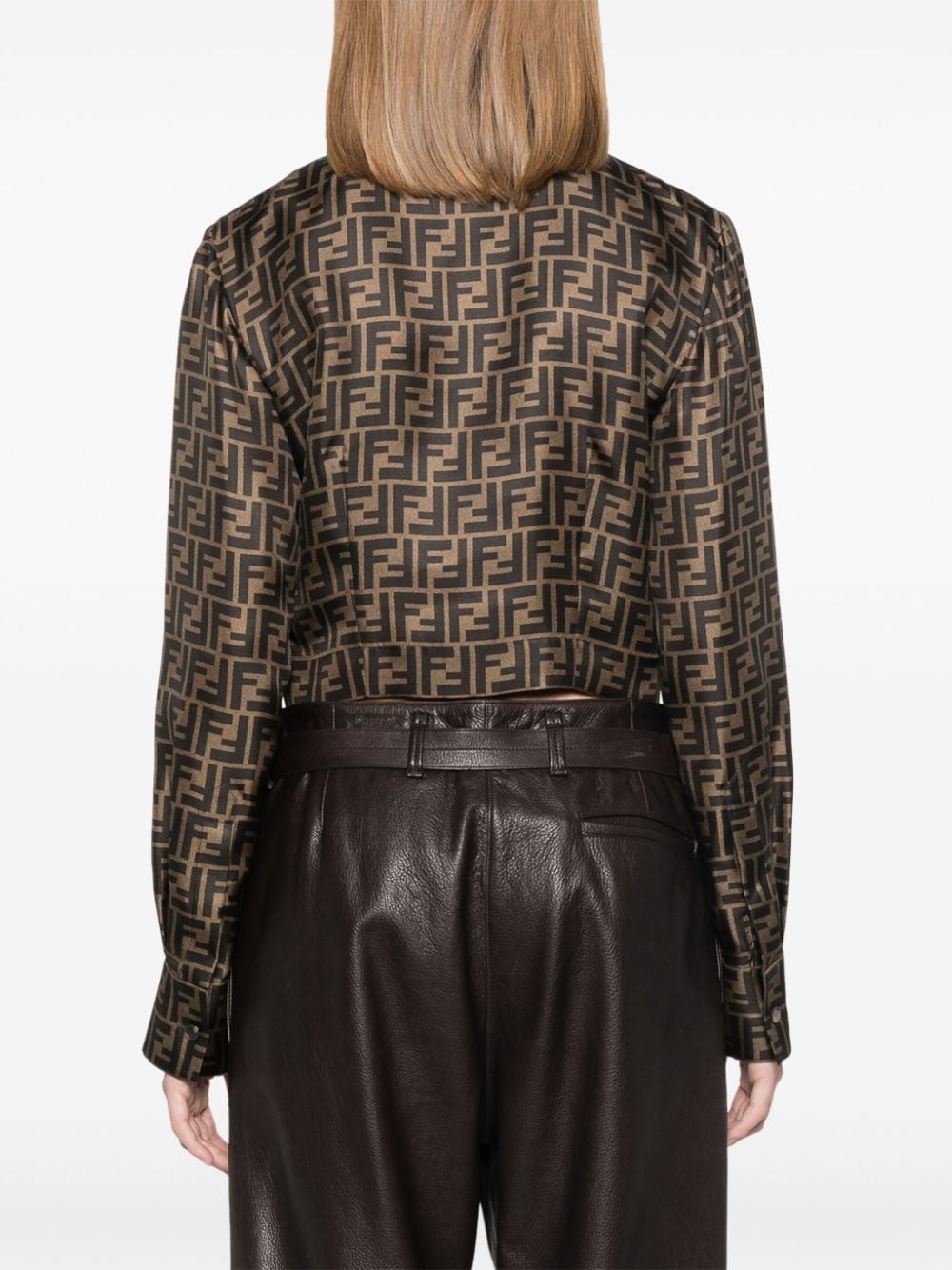 FENDI FENDI- Ff Silk Shirt