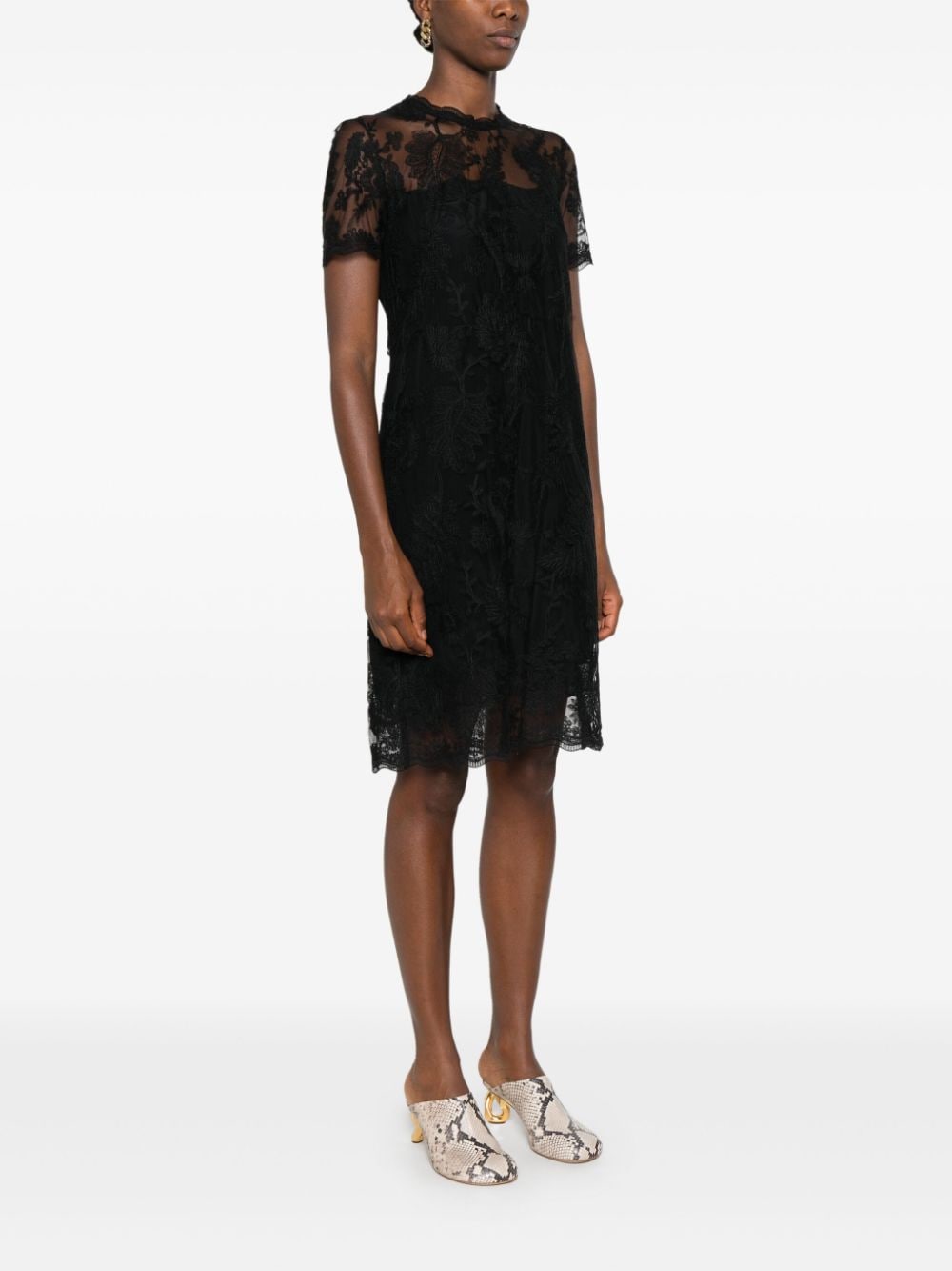 Ermanno Scervino ERMANNO SCERVINO- Lace Mini Dress