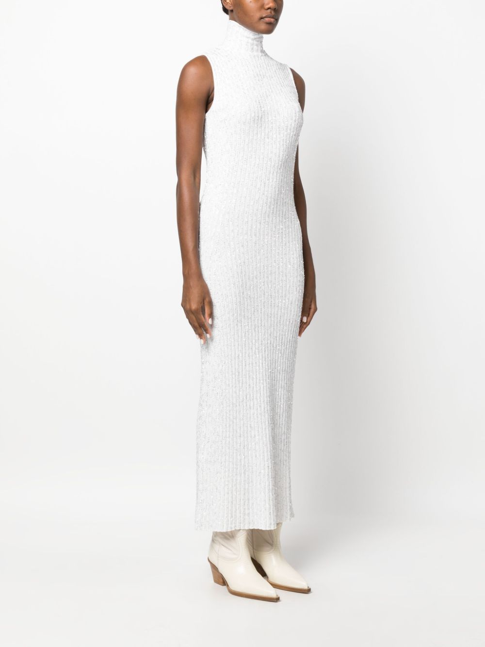 Missoni MISSONI- Sequined High Neck Long Dress