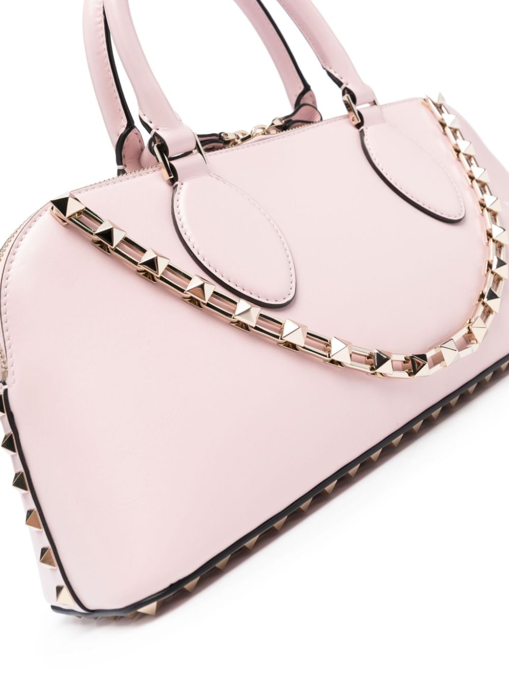 VALENTINO GARAVANI VALENTINO GARAVANI- Rockstud Leather Duffle Bag