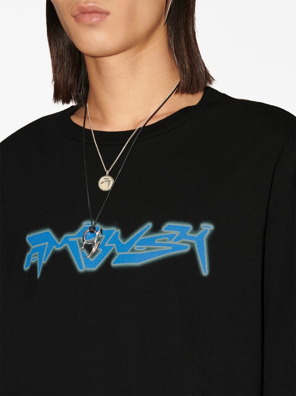 AMBUSH AMBUSH- Cotton Neon Graphic T-shirt