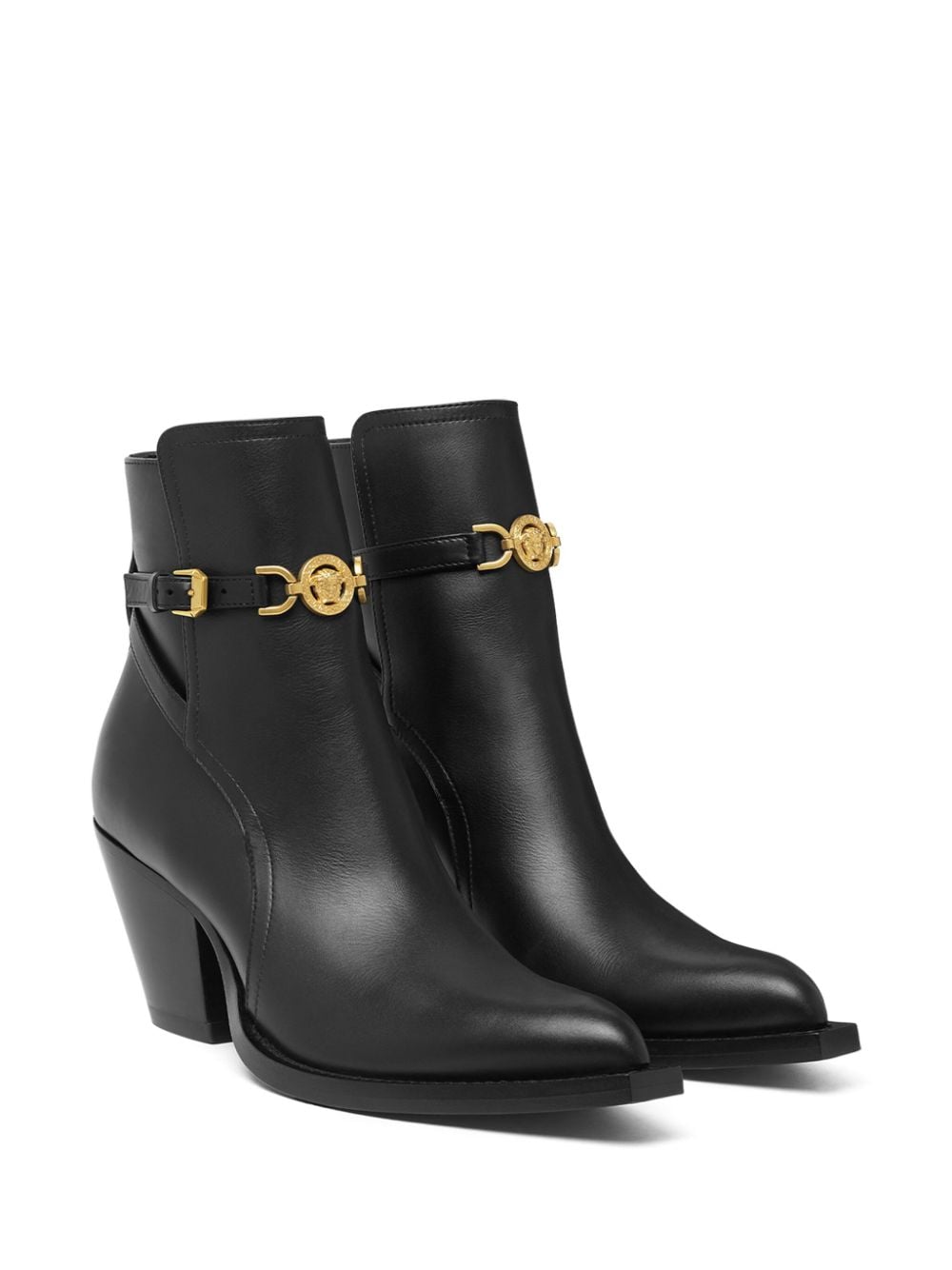 Versace VERSACE- Medusa '95 Leather Ankle Boots