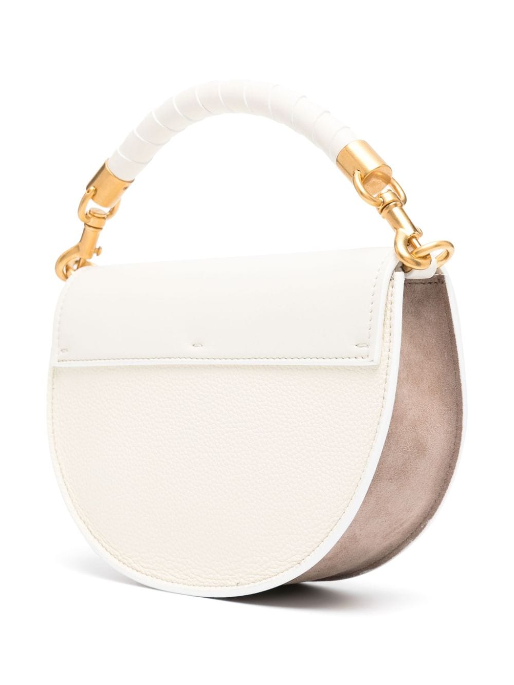 Chloé CHLOÉ- Leather Marcie Handbag With Chain Belt