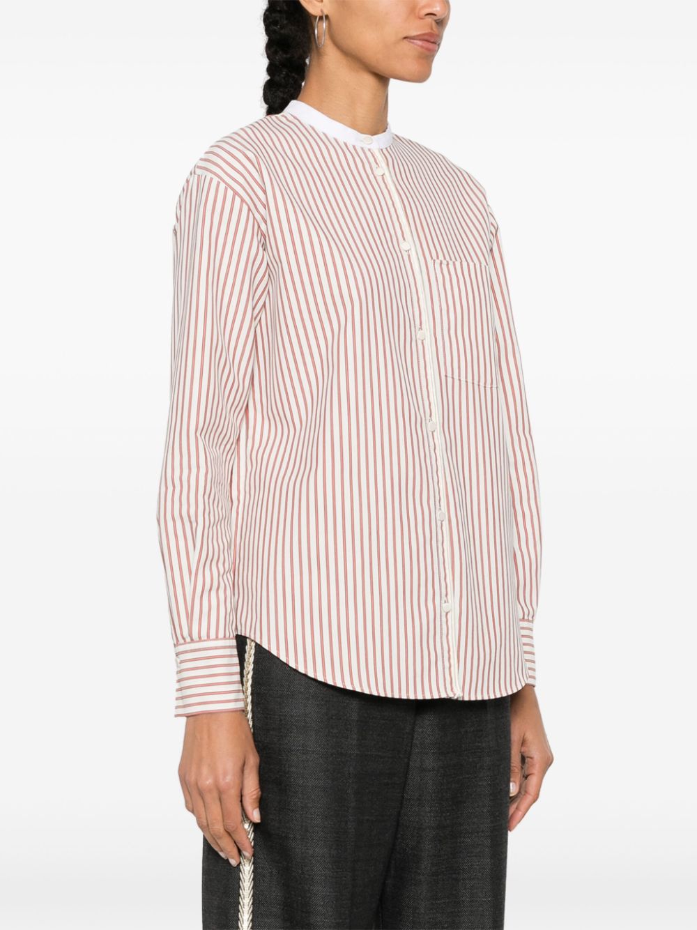 Forte Forte FORTE FORTE- Cotton Blend Striped Shirt