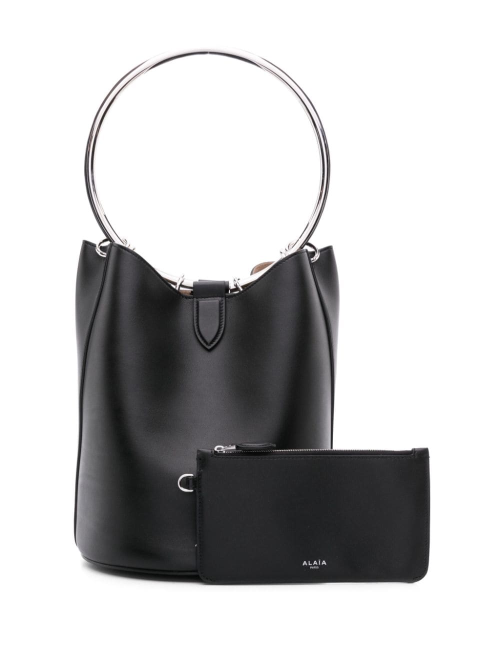 Alaïa ALAÏA- Ring Large Leather Bucket Bag