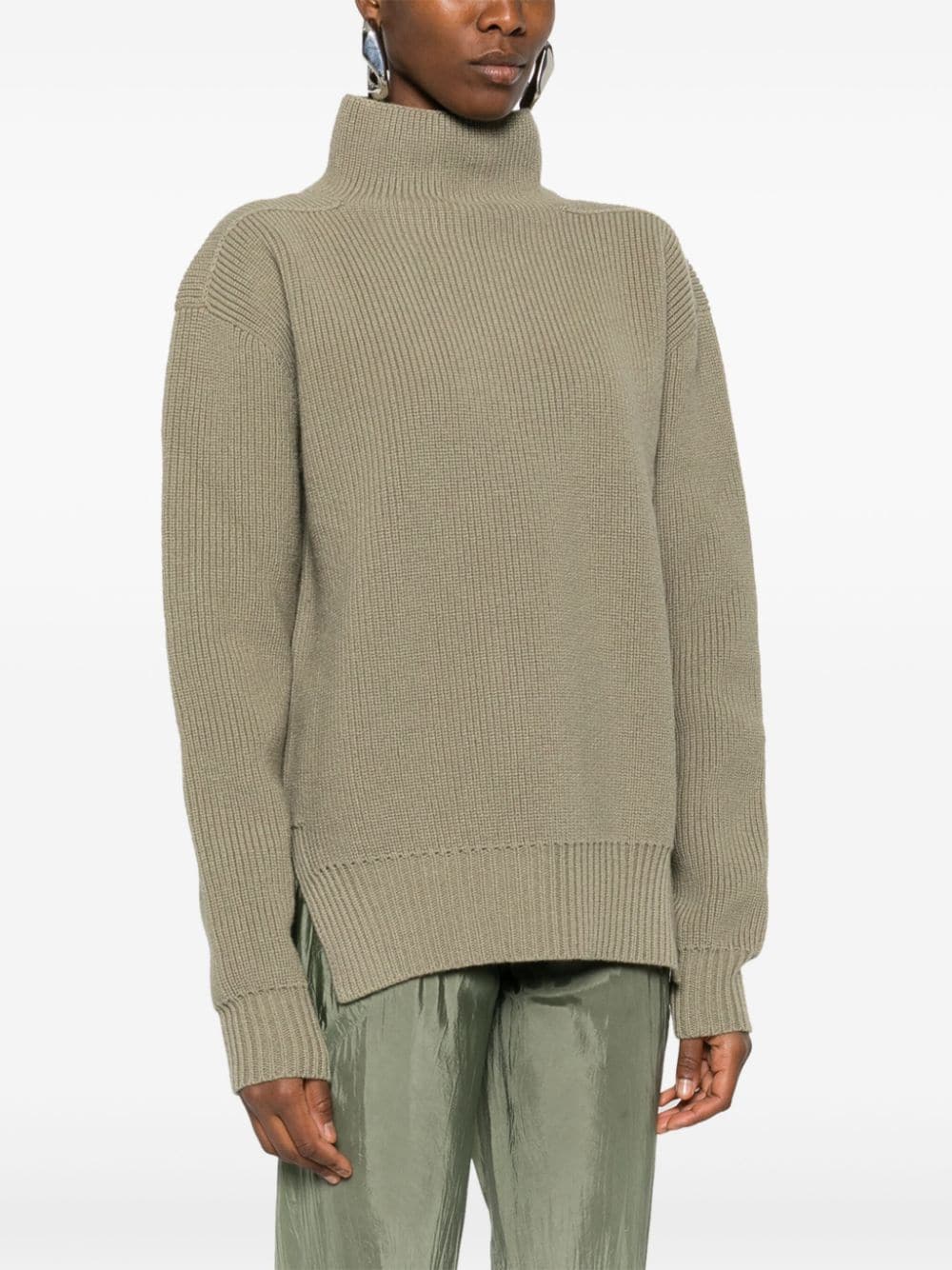 Rick Owens RICK OWENS- Wool Turtle-neck Jumper