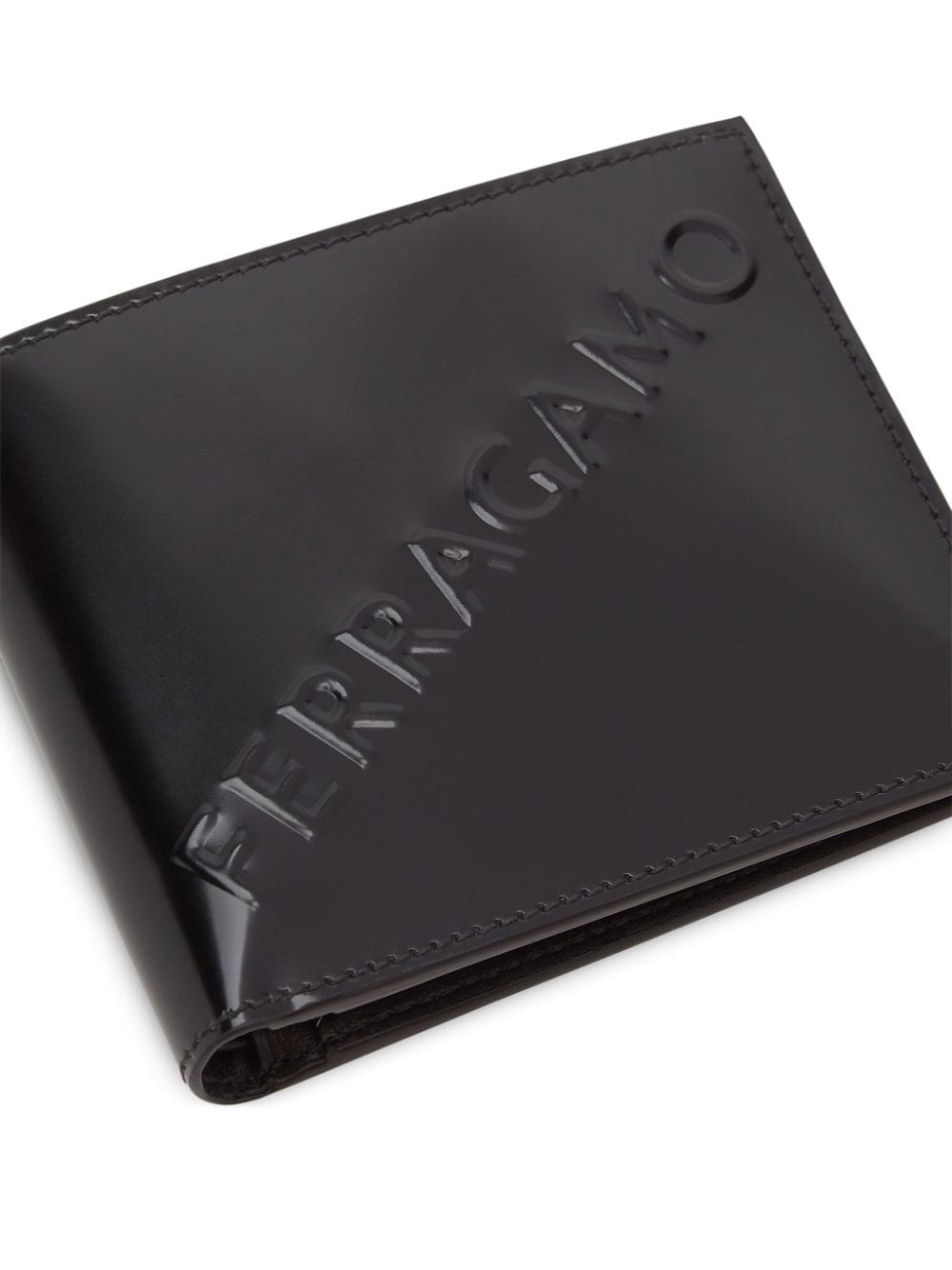 Ferragamo FERRAGAMO- Logo Leather Wallet