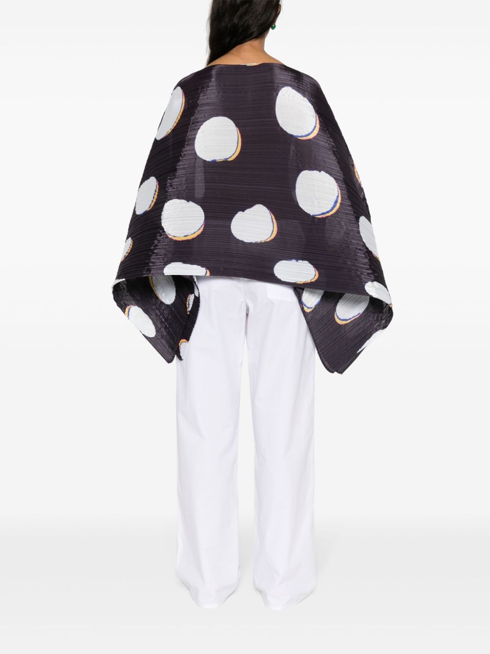 Pleats Please Issey Miyake PLEATS PLEASE ISSEY MIYAKE- Polka Dot Pleated Stole