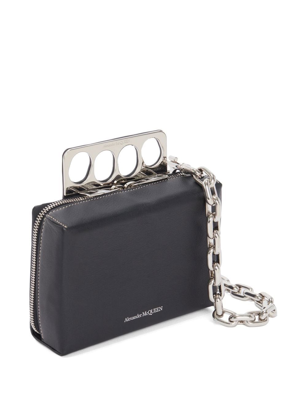 Alexander McQueen ALEXANDER MCQUEEN- Grip Mini Leather Crossbody Bag