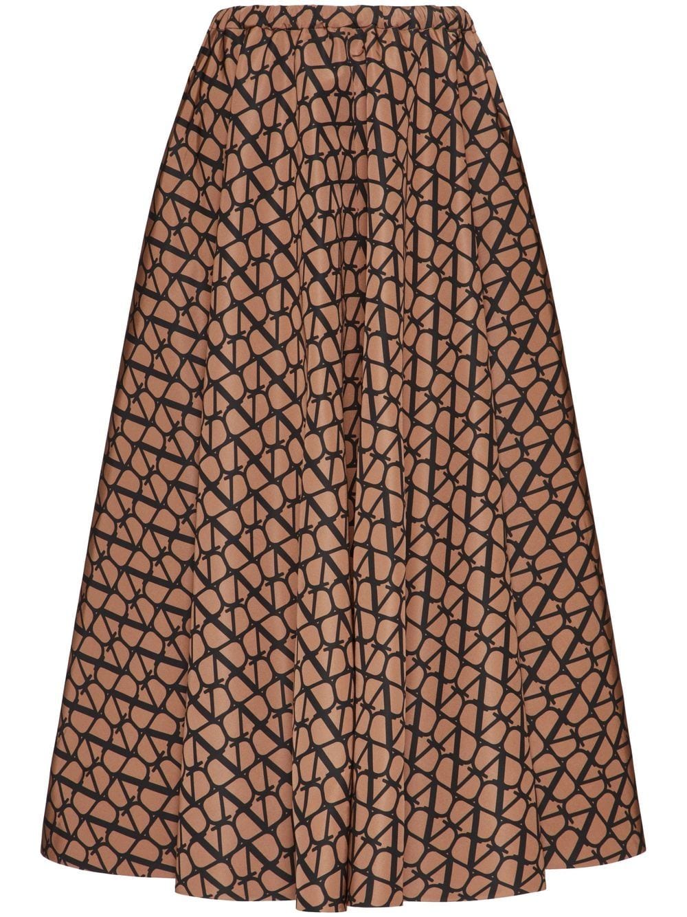 Valentino VALENTINO- Topile Iconographe Silk Skirt