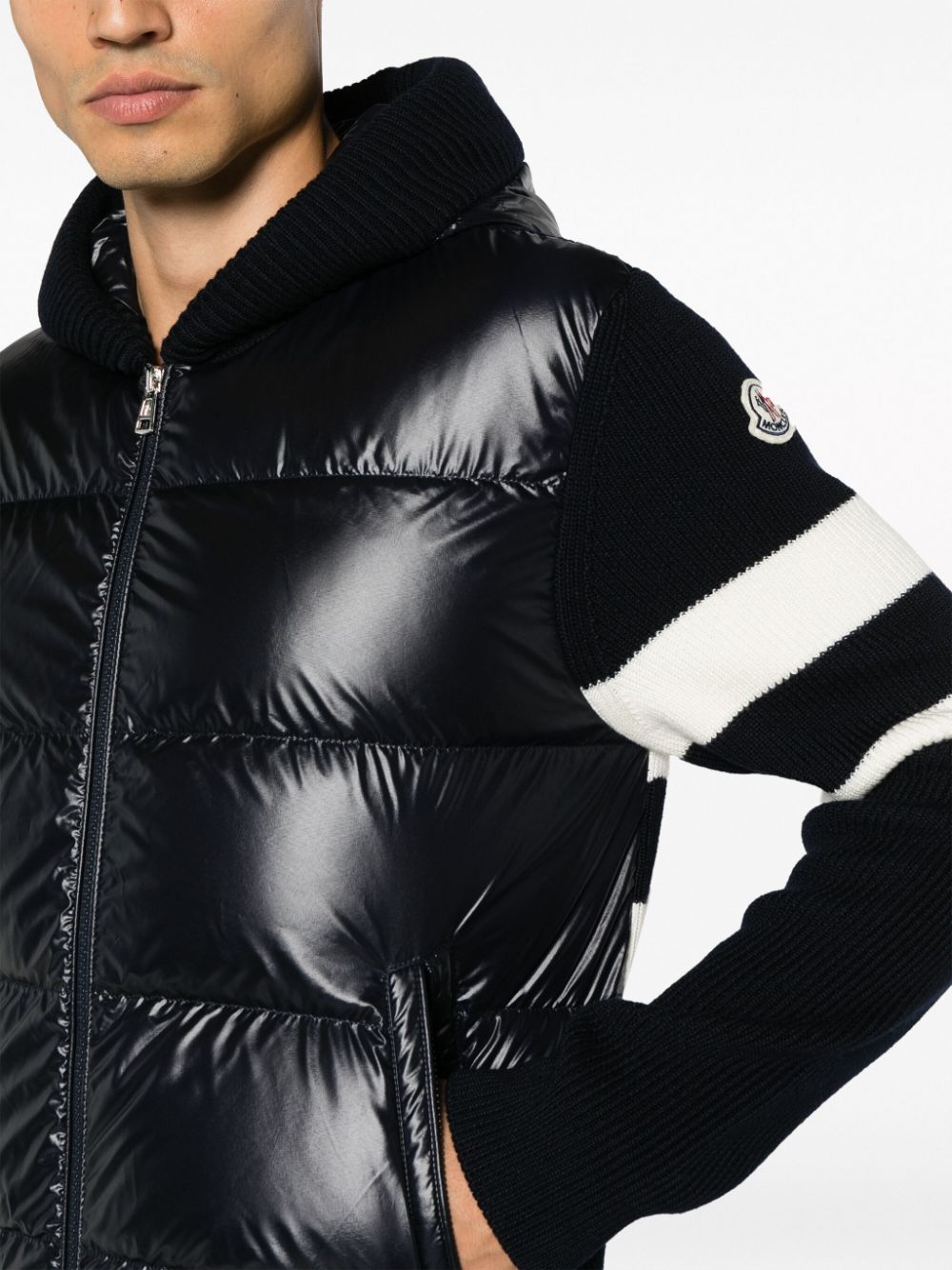 Moncler MONCLER- Padded Tricot Cardigan