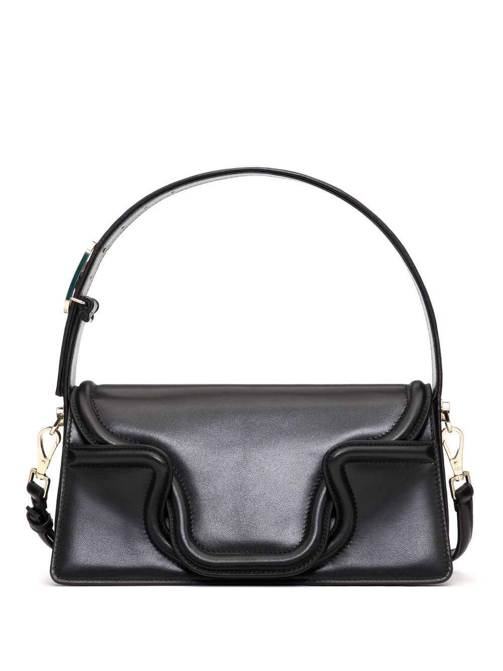 VALENTINO GARAVANI VALENTINO GARAVANI- Sculpture Leather Shoulder Bag