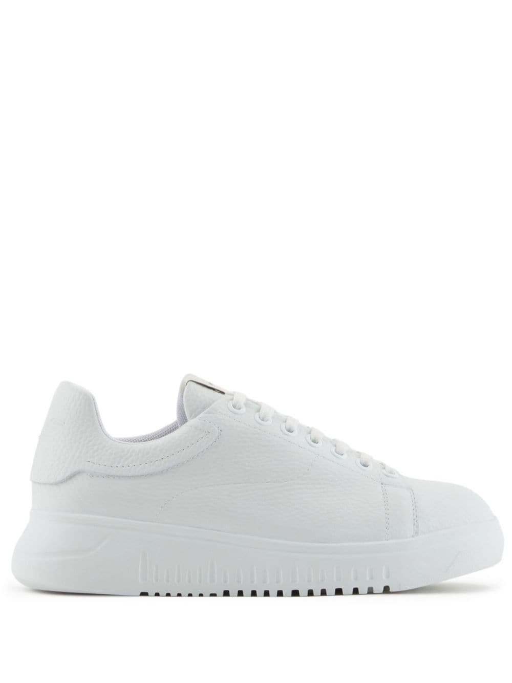 Emporio Armani EMPORIO ARMANI- Logo Leather Sneakers