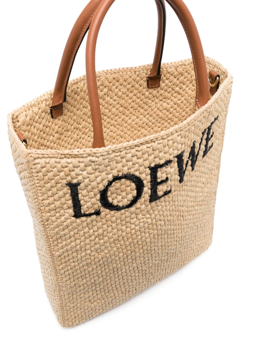 Loewe LOEWE- Standard A4 Rafia Tote Bag