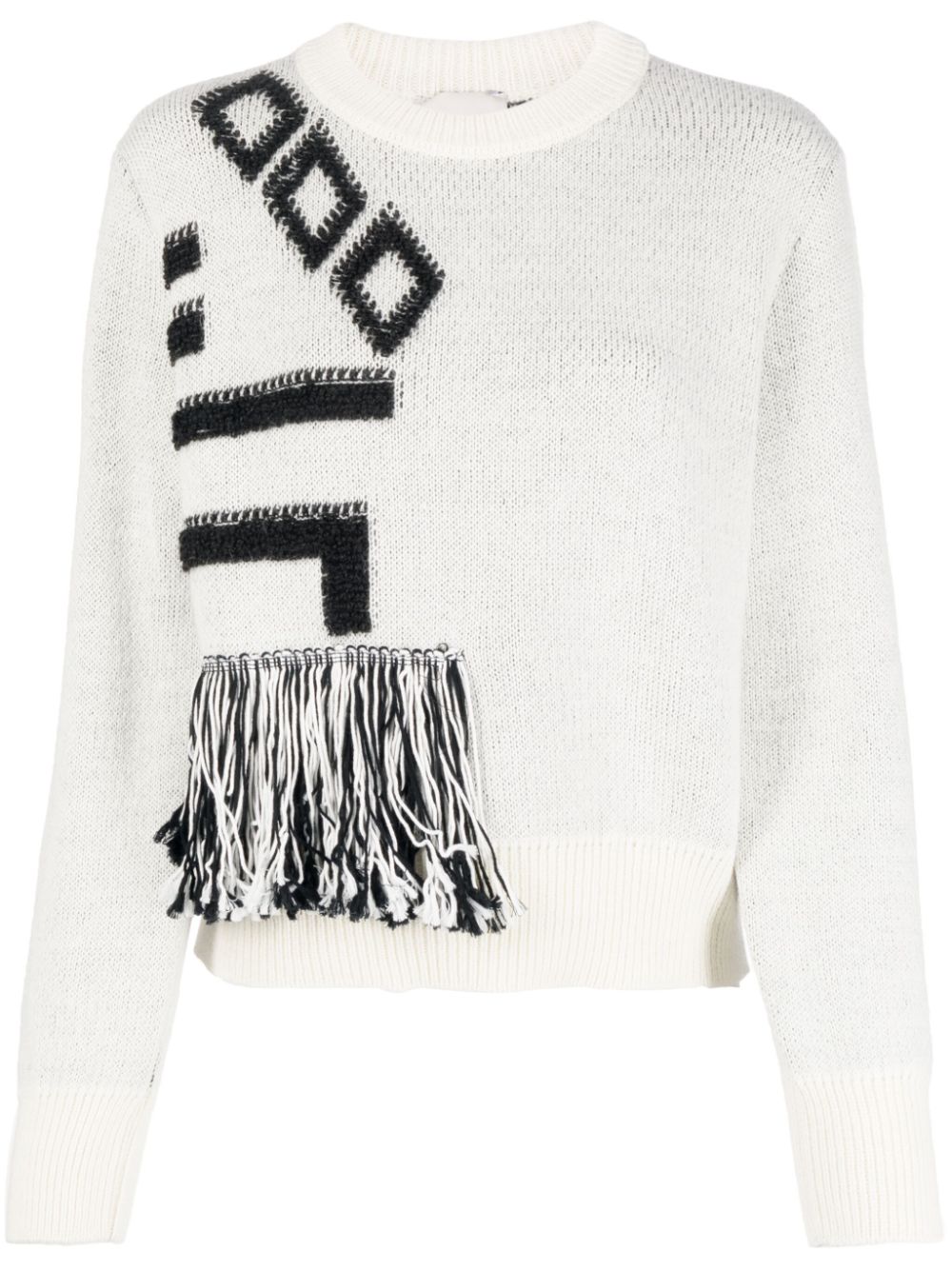 Alysi ALYSI- Wool Blend Crew Neck Sweater