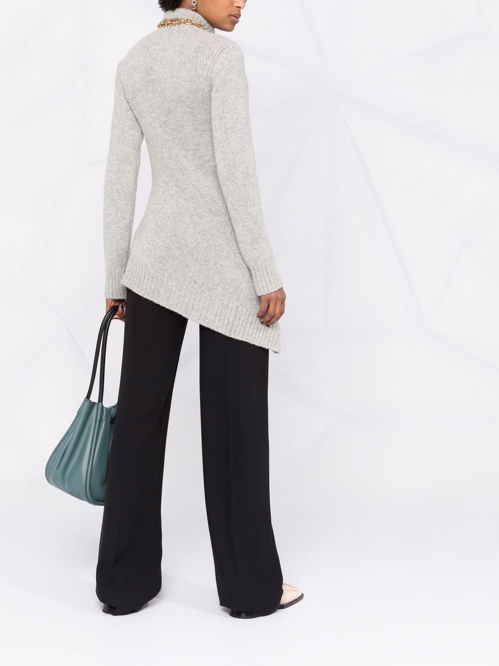 Jil Sander JIL SANDER- Asymmetric Wool Sweater