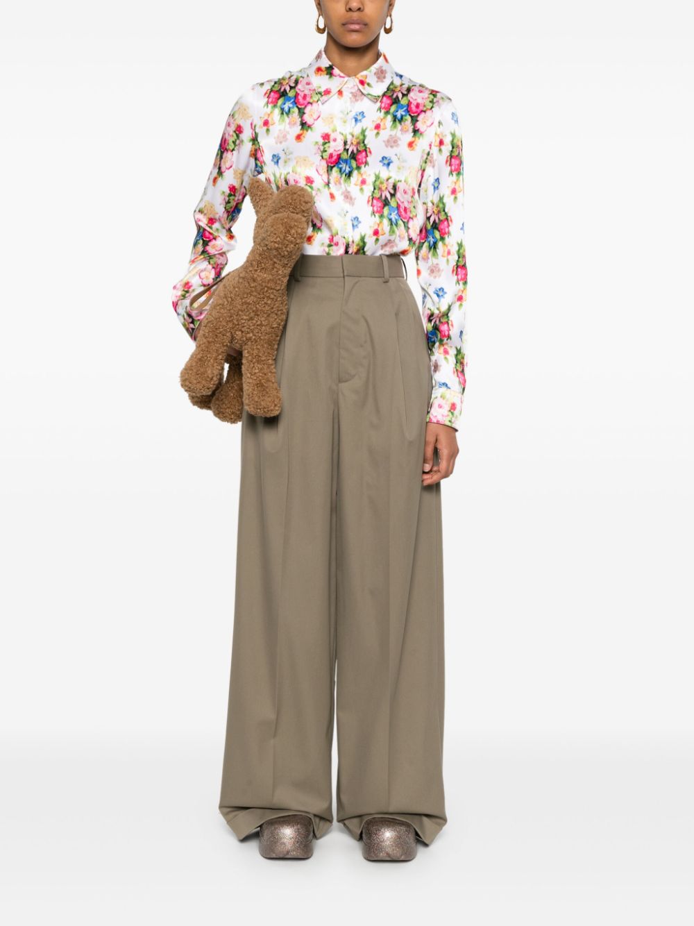 Loewe LOEWE- Printed Silk Shirt