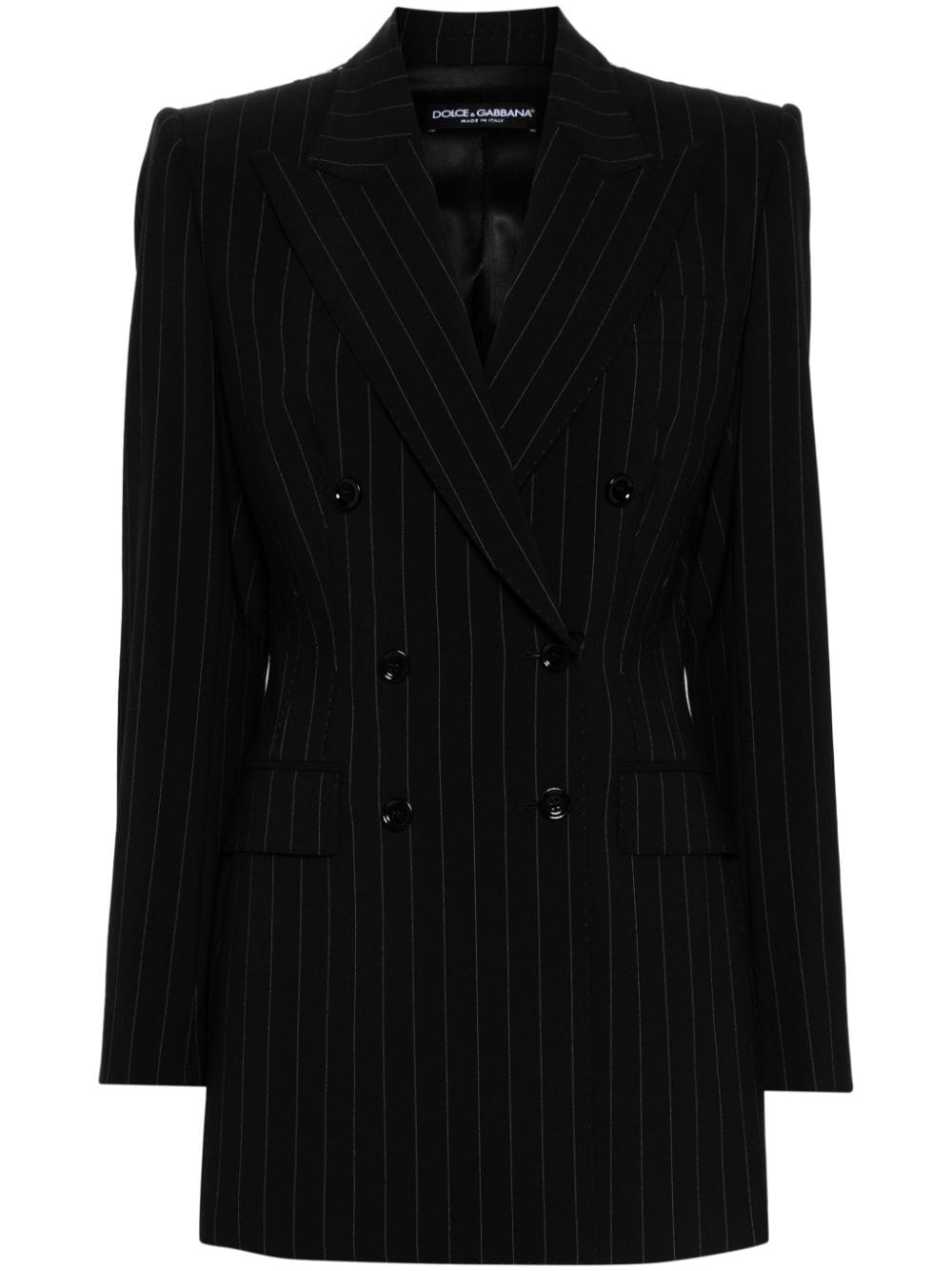 Dolce & Gabbana DOLCE & GABBANA- Pinstripe Wool Blazer Jacket