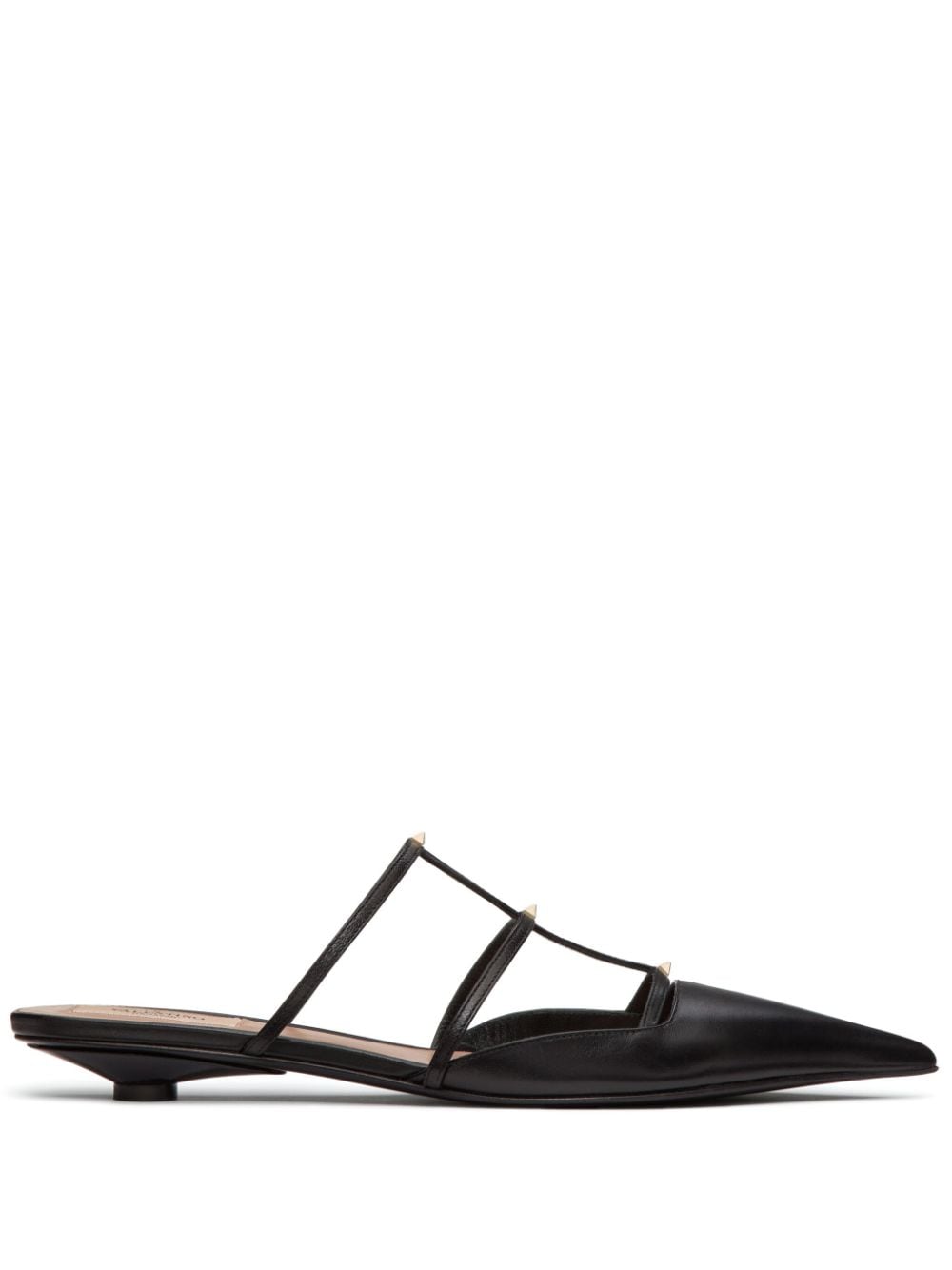 VALENTINO GARAVANI VALENTINO GARAVANI- Rockstud Wispy Leather Mules