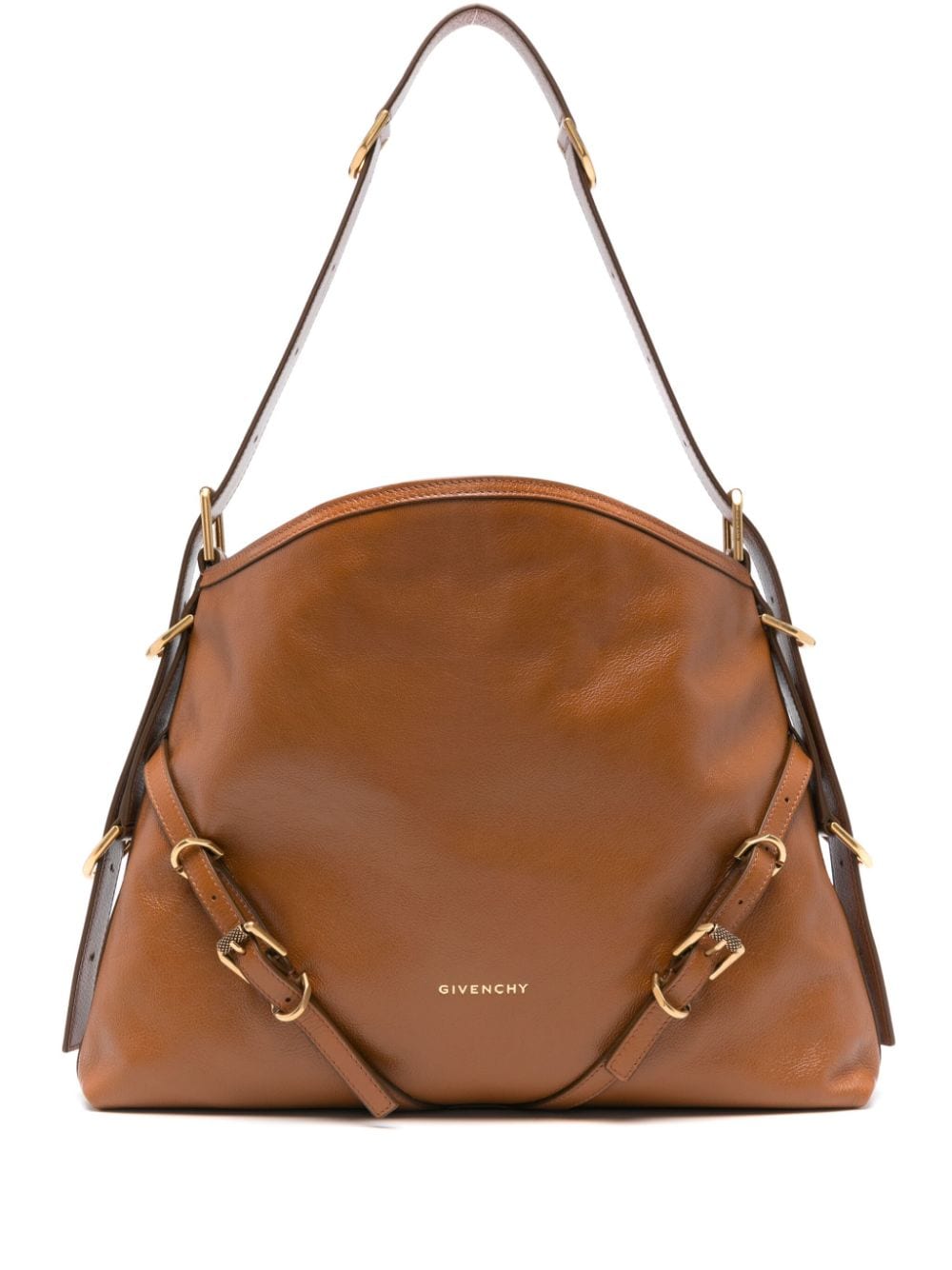 Givenchy GIVENCHY- Voyou Medium Leather Shoulder Bag