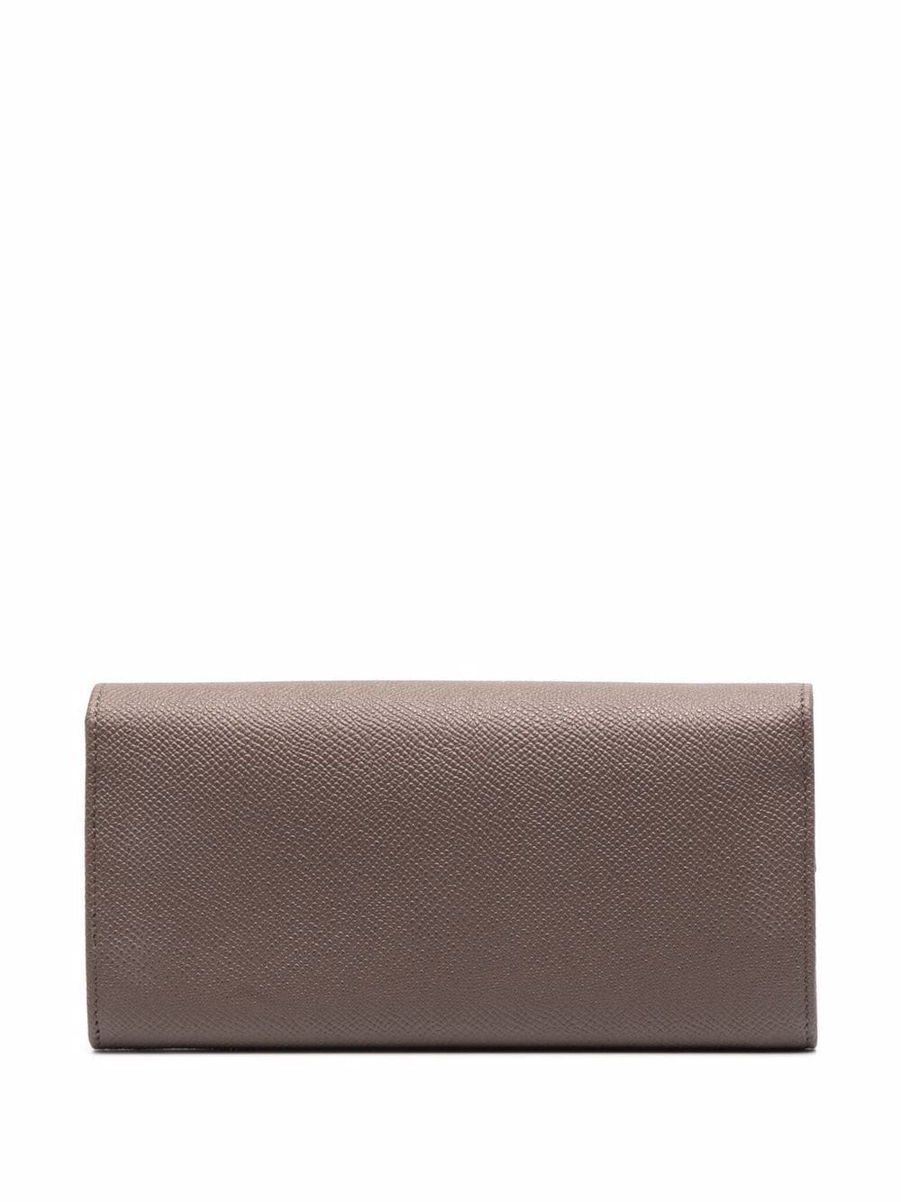 Ferragamo FERRAGAMO- Gancini Leather Continental Wallet