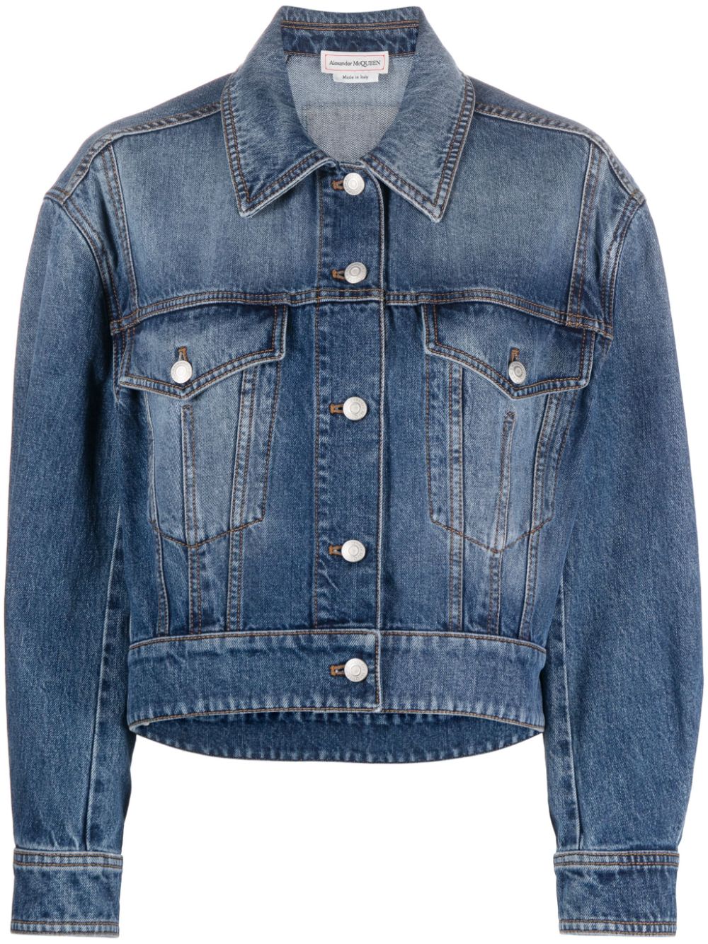 Alexander McQueen ALEXANDER MCQUEEN- Denim Jacket