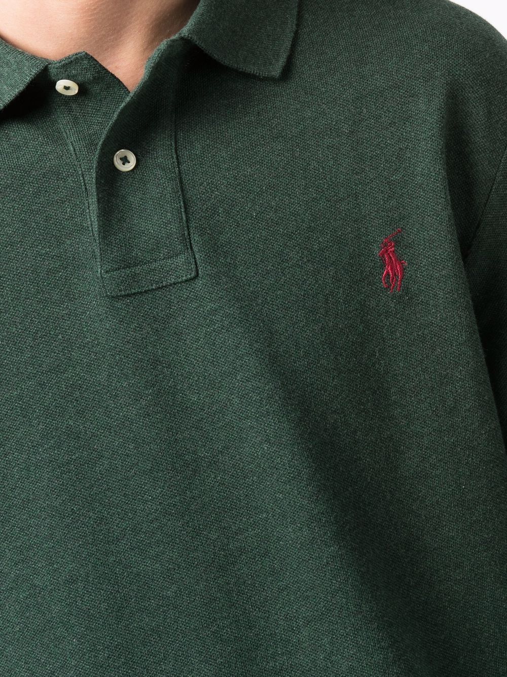 Polo Ralph Lauren POLO RALPH LAUREN- Logo Long Sleeve Polo Shirt