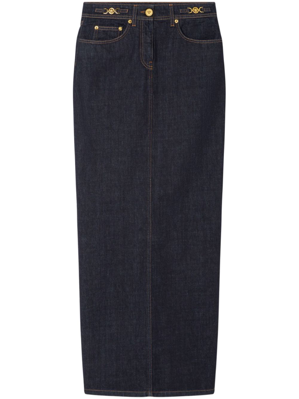 Versace VERSACE- Denim Long Skirt