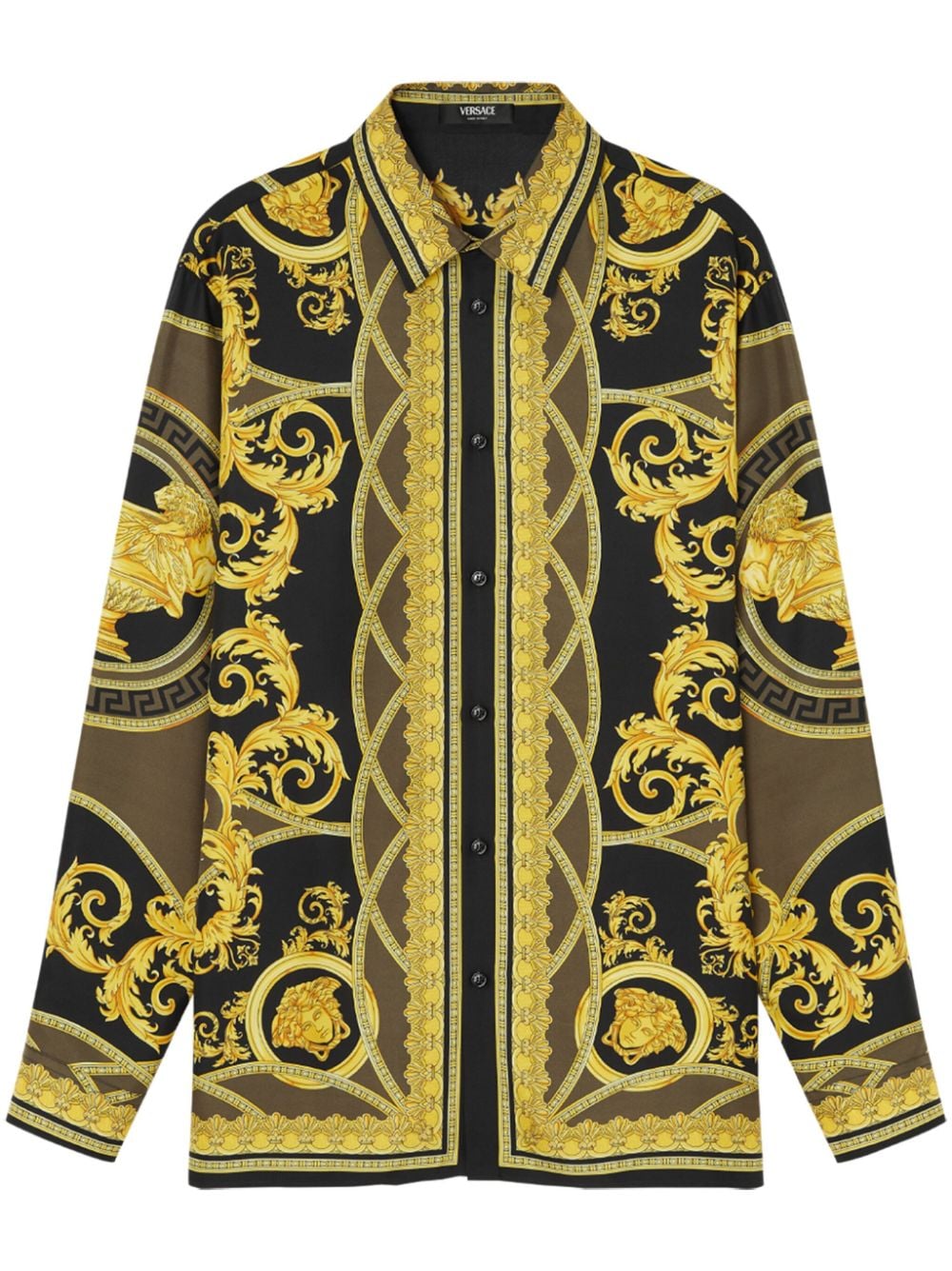 Versace VERSACE- Barocco Print Silk Shirt