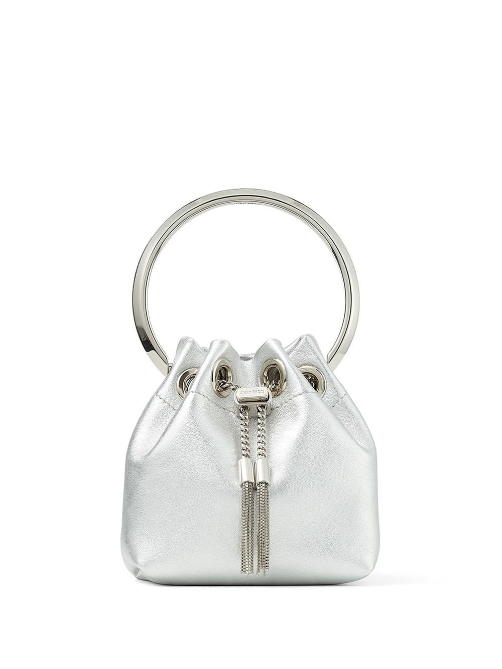 Jimmy Choo JIMMY CHOO- Micro Bon Bon Metallic Leather Mini Bag