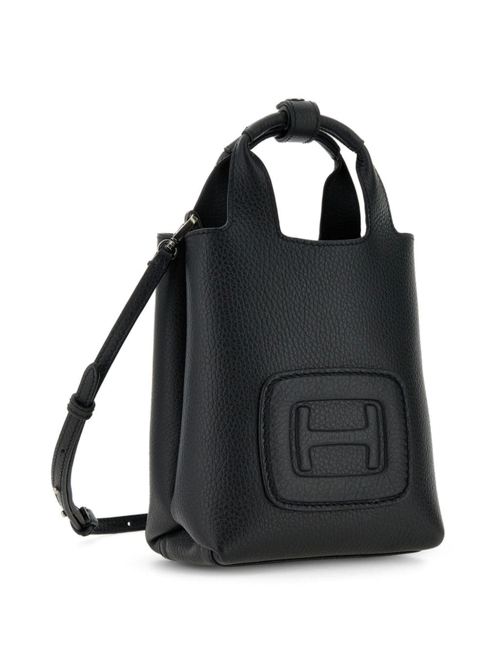 Hogan HOGAN- H-bag Mini Leather Tote Bag