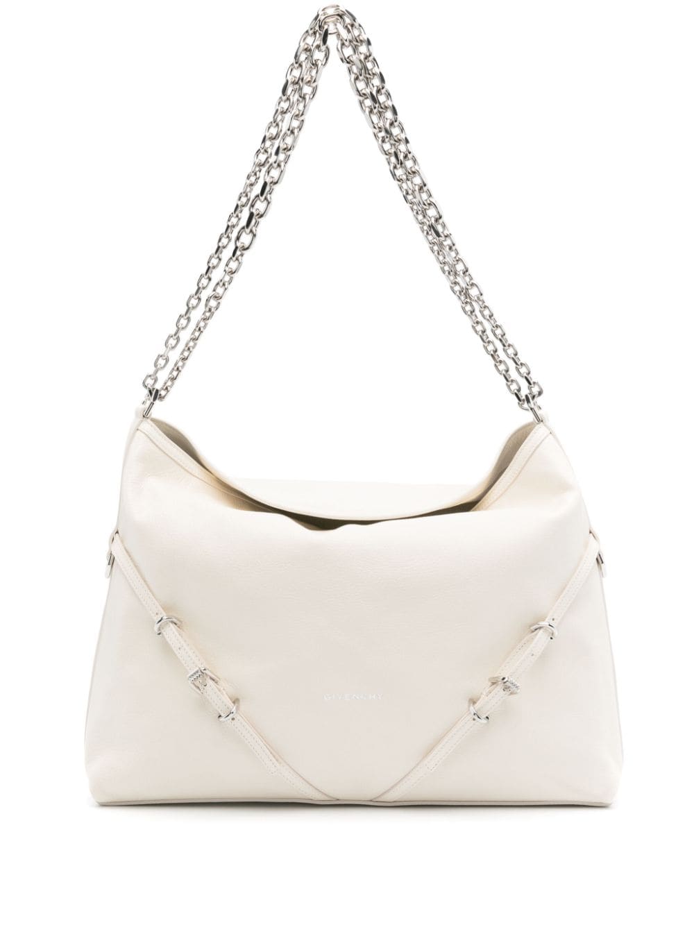 Givenchy GIVENCHY- Voyou Medium Leather Shoulder Bag