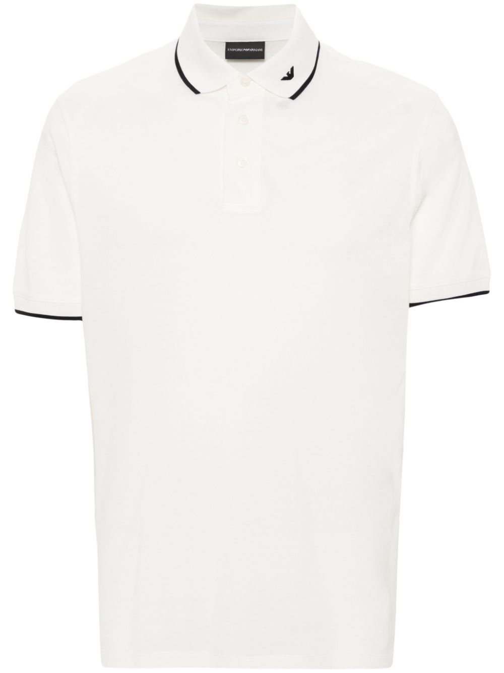 Emporio Armani EMPORIO ARMANI- Logo Cotton Polo Shirt