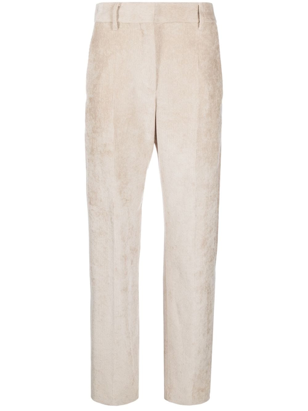 Brunello Cucinelli BRUNELLO CUCINELLI- High-waisted Velvet Trousers